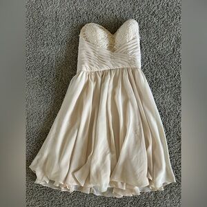 Women’s Strapless Cocktail Dress - Blush